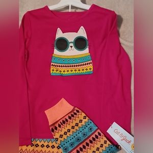 2pc Pajama Girls szS6/6X Long sleeve shirt & pants